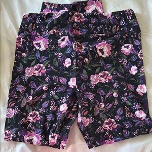 LuLaRoe Floral Leggings - Black, Purple, Pink